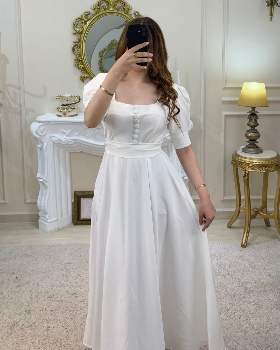 Robe Noor - Tissu Crepe Barbie