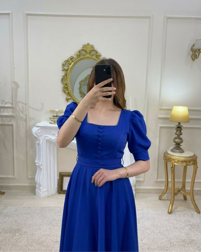 Robe Noor - Tissu Crepe Barbie