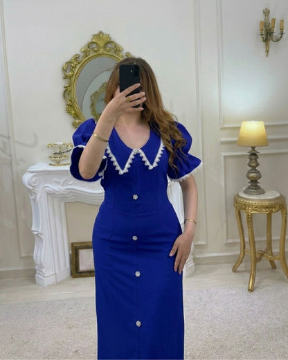 Robe Ryma - Tissu Crepe Barbie