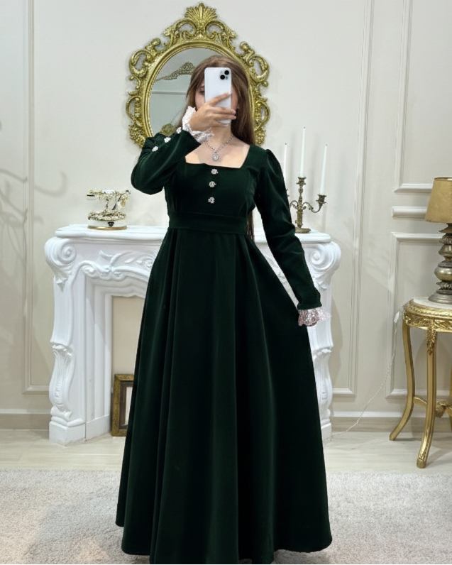 Robe Victoria - Tissu Daim Japonais
