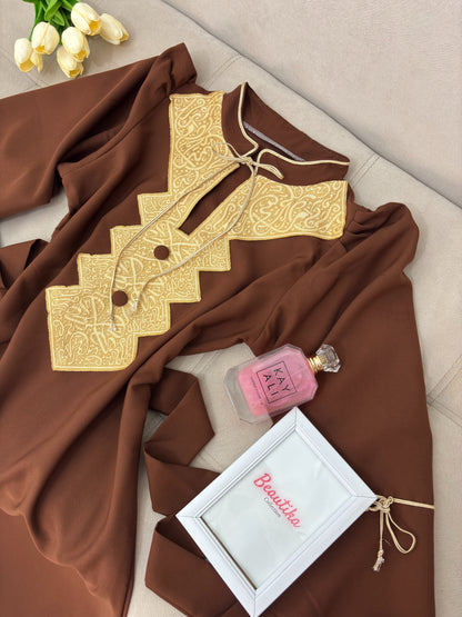 Robe Arabe - Tissu Crepe Barbie