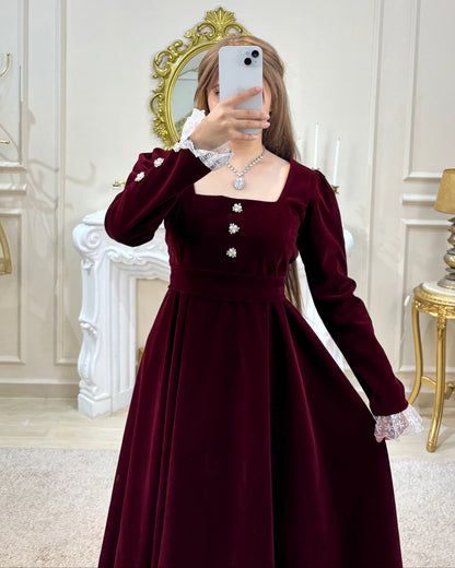 Robe Victoria - Tissu Daim Japonais